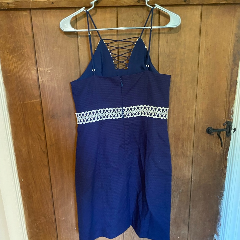 Lilly Pulitzer Trista mini dress High Tide Navy - Picture 5 of 5